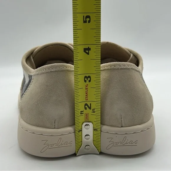 Zodiac Cheezburger Plaid Lace-Up Sneakers Women’s Size 9M Black White Tan NWB - Picture 8 of 11